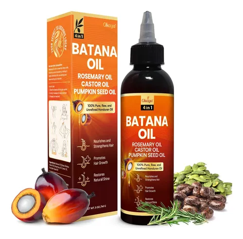 Aceite De Batana Okaga Romero Ricino 150ml Cuidado Capilar