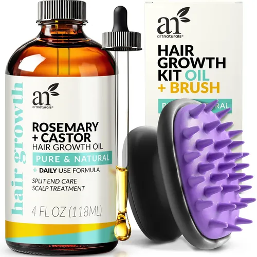 Set De Aceites Capilares Artnaturals Organic Rosemary Castor