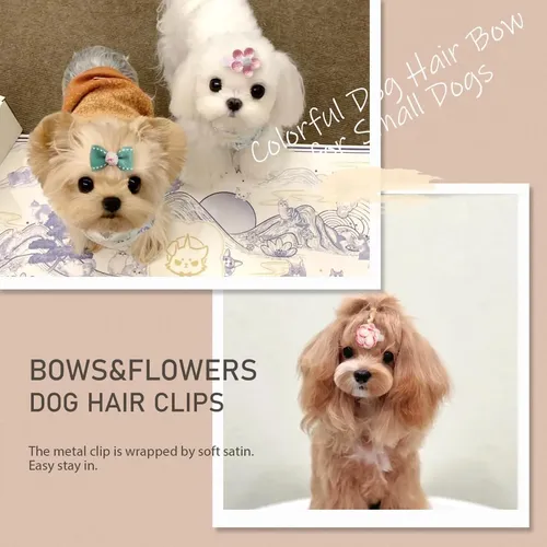23 Pinzas Para El Pelo Para Perros Pequeños, Accesorios De A