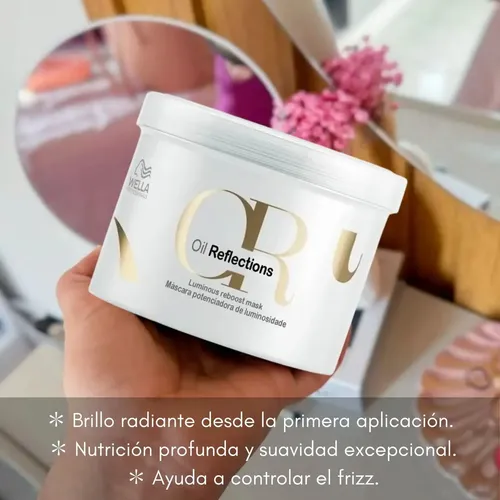 Mascara Capilar Oil Reflection Wella Ilumina Nutricion 150ml