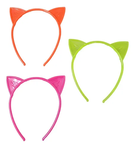 Vincha Infantil Nena Orejas Colores Accesorios Pelo X 6 Unid