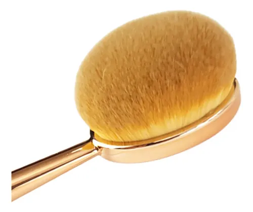 Set Profesional 6 Brochas Oval De Maquillaje Colores Color Rosa