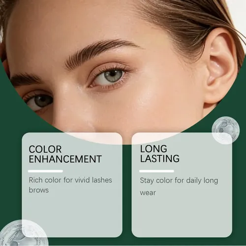 Kit De Color Suave Para Cejas Y Pestañas A Base De Plantas