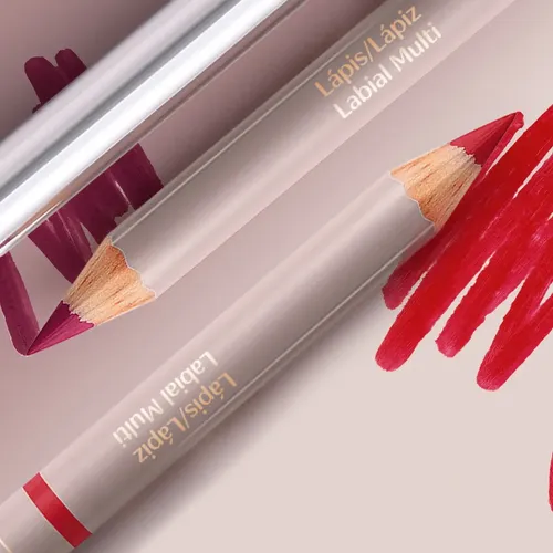 Lápiz Labial Multi Una Natura Vermelho 600mg Rojo