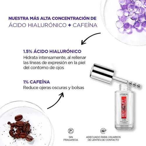 Sérum para Ojos L’Oréal Paris Revitalift Ácido Hialurónico x 20 ml