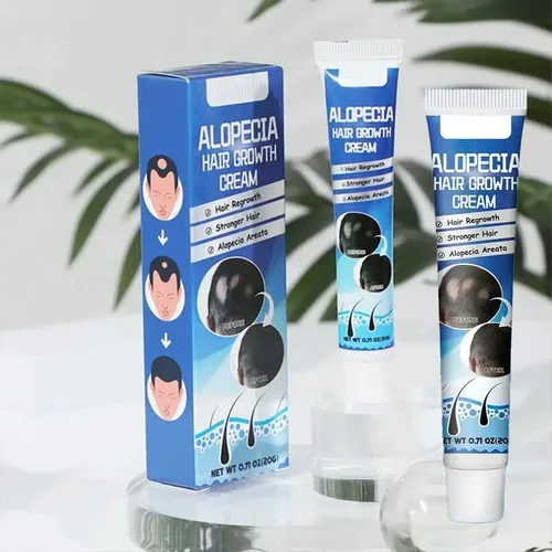 Crema Para Alopecia Caída Cabello Estres Bloquea Dht Natural