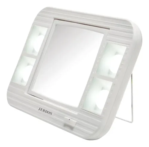Espejo De Maquillaje Jerdon De Dos Caras Con Luces De Aument