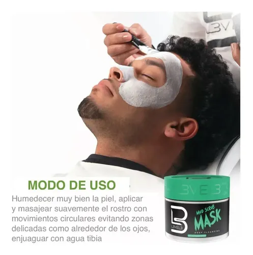Mascarilla Facial L3 Level 3 Exfoliante De Barro 500ml
