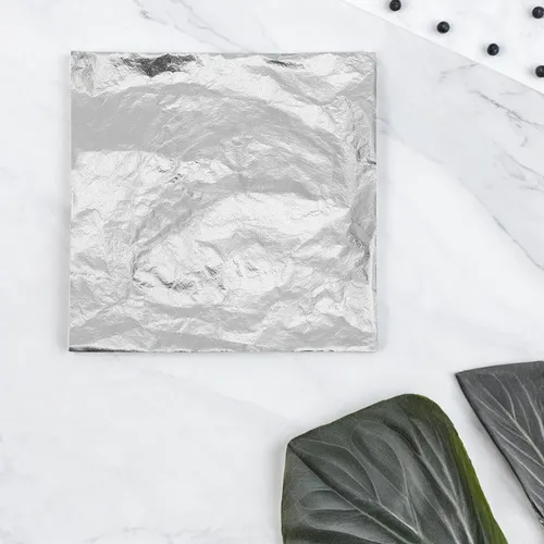 Láminas De Papel Plateado Para Decoración De Uñas, 100 Unida