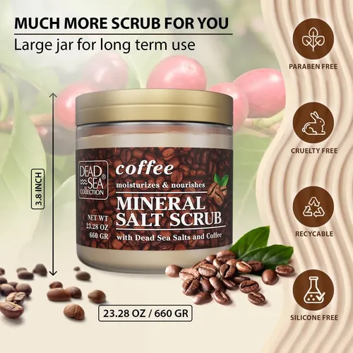 Exfoliante Corporal Dead Sea Collection Café 660ml