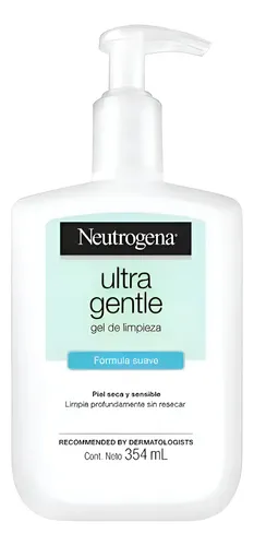 Gel Neutrogena Gentle Limpieza Facial Piel Sensible 354ml