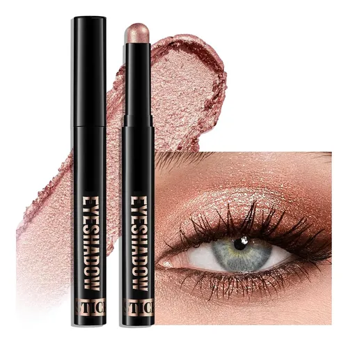 Sombra En Lápiz Bronce Rosa Con Glitter Wugbc