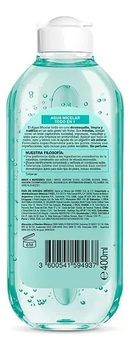 Agua Micelar Garnier Pure Active X 400 Ml