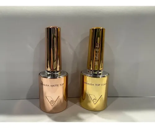 Esmalte Gel Matte Y Glossy Top Coat Venalisa 2 Pcs