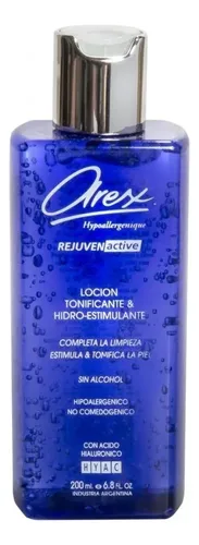 Arex Acido Hialuronico Loción Tonificnante y Hidro-Estimulante Tipo de piel Sensible 200ml