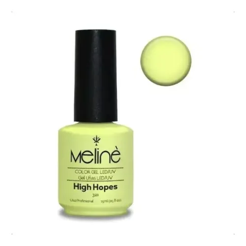 Meline Esmalte Semipermanente Gel Led/uv 321 High Hopes