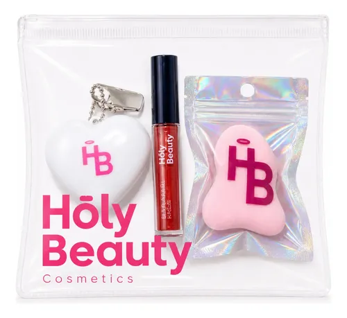 Set Holy Beauty Gloss Labial Cisne Luz Hb Y Neceser