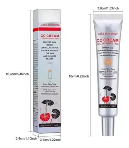 Crema Cc Ibcccndc Maquillaje Y Cuidado Facial 40ml Todo Tipo De Piel Día/noche