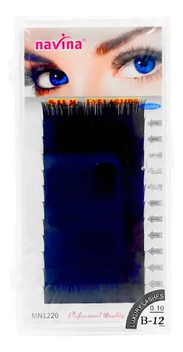 X3 Extensiones De Pestañas 0.5mm 15mm Seda Curva D 12 Líneas