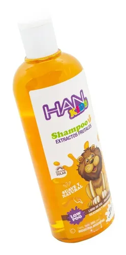 Han Kids Shampoo Infantil Niños Baja Espuma Low Poo X 350 Ml