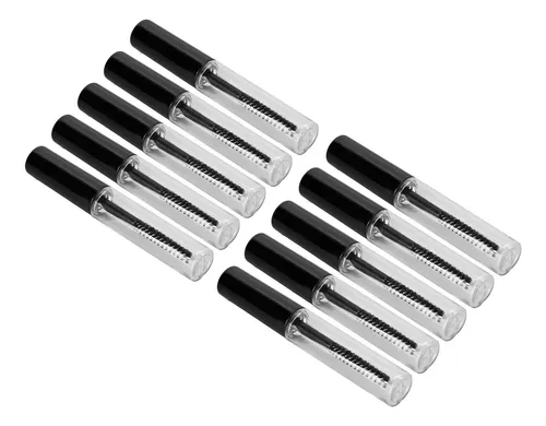 Tubos De Rímel, 10 Unidades Vacíos, De 1,5 Ml, Cerdas Suaves