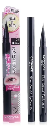 Delineador Liquido Negro Canmake Waterproff Made In Japon