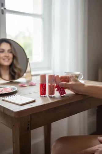 Ruby Rose Lip Glow Dos Tonos Oleo Labial Lip Oil