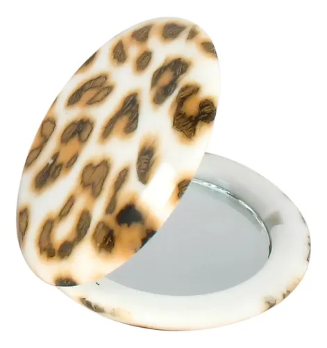 Espejo Redondo Jessamy E1070 Animal Print Aumento Compacto 7cm