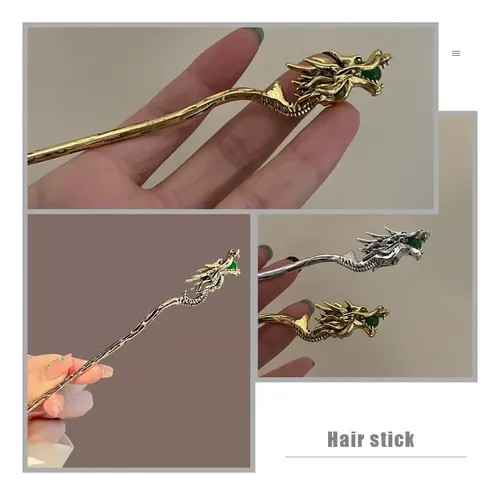 Palillo Chino Para El Pelo, Horquilla Metálica Vintage ^wjj