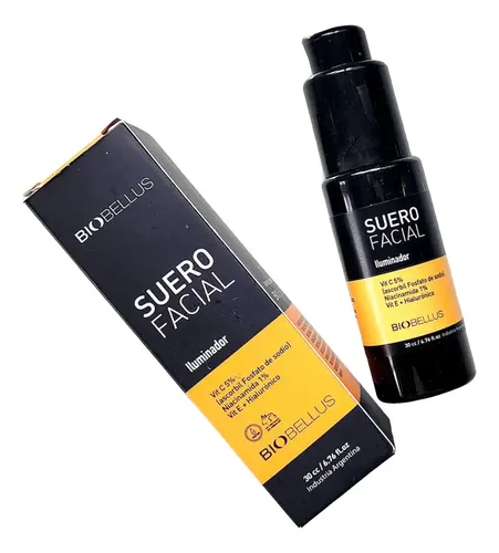 Biobellus Suero Facial Iluminador 30cc Vitamina C Y E