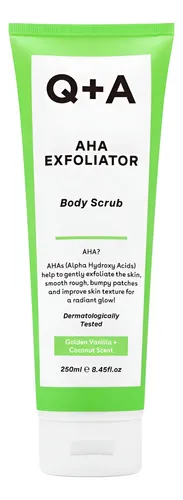 Exfoliante Corporal Q+a Aha Con Ácido Láctico Y Ácido Glicól