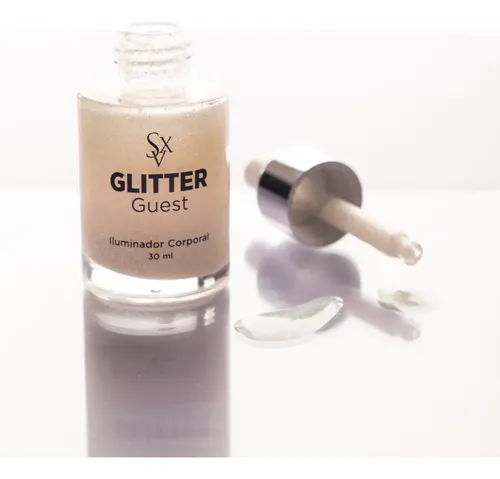 Iluminador Corporal Hidratante Glitter Guest Sexitive 30ml