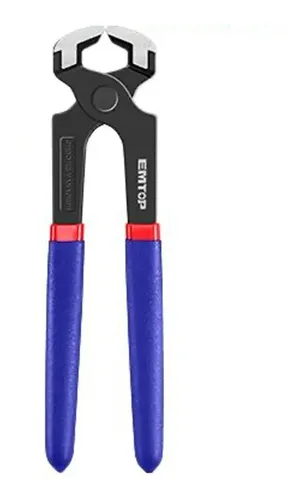 Tenaza Carpintero 200mm Emtop CRV Con Mango Antideslizante