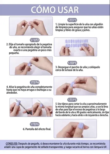 Uñas Tiras De Gel Sin Lampara. Tiras De Gel Pegatinas Uñas