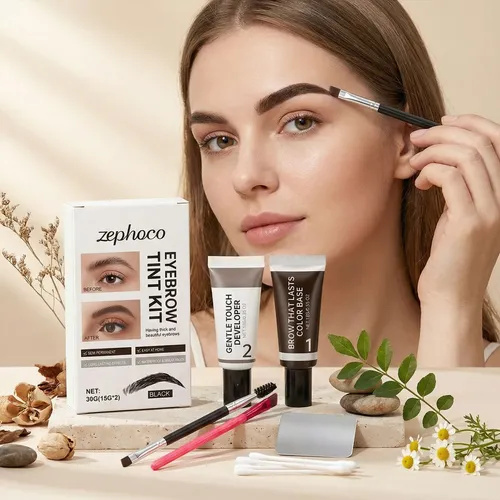 +kit De Tinte De Pestañas Y Cejas De Larga Duración/