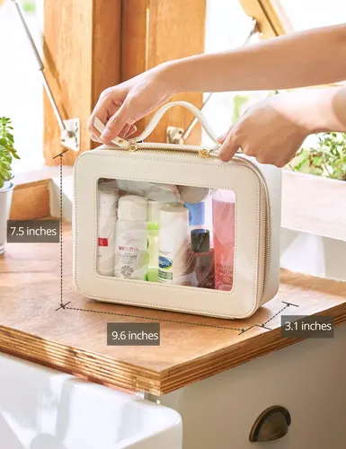 & / Bolsa De Cosméticos Pequeña, Transparente Y Cuadrada, *