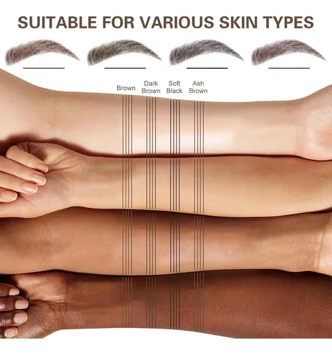 Lápiz De Cejas Ucanbe Marrón Ceniza Impermeable 12,7 Cm