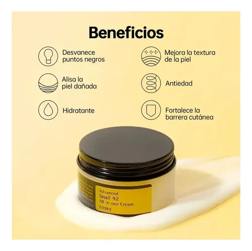 Advanced Snail 92 Crema Facial Todo En Uno 100g ·