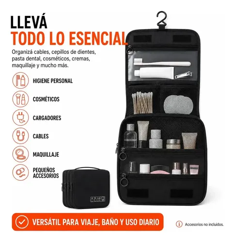 Bolso Organizador Necessaire Colgar Viaje Portacosmeticos