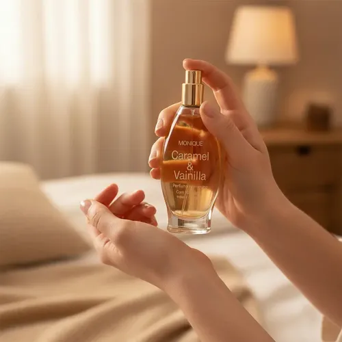 Perfume Femenino Caramel Y Vainilla 50ml Monique Js