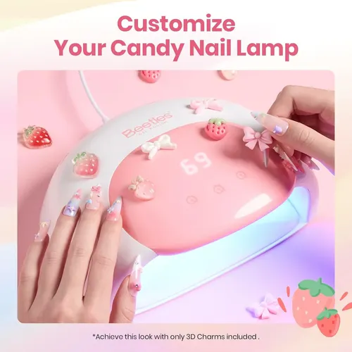 Lámpara Uv Led Blanca Para Uñas Con Temporizador Y Sensor