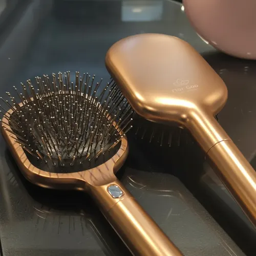 Cepillo Para Cabello Alta Calidad Flor Gao