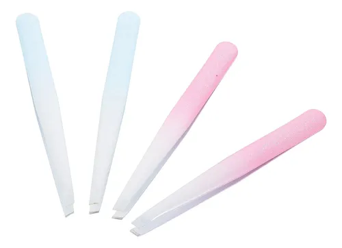 Pinzas Inclinadas De Precisión Para Cejas, 4 Unidades, Para