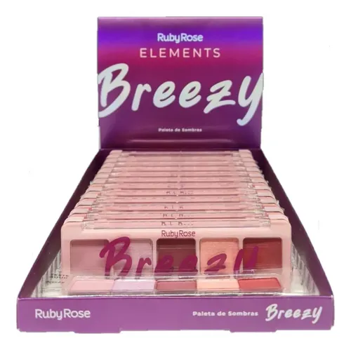 Paleta de sombras de ojos Breezy Hbf535 – Unit Ruby Rose J