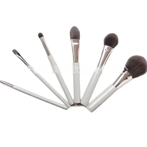 Set De Pinceles De Maquillaje 6 Pinceles De Fibra Alta