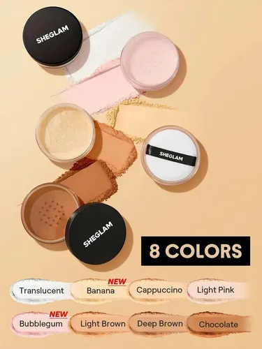 Sheglam Baked Glow Fixative Powder Radiant Finish – Deep Brown