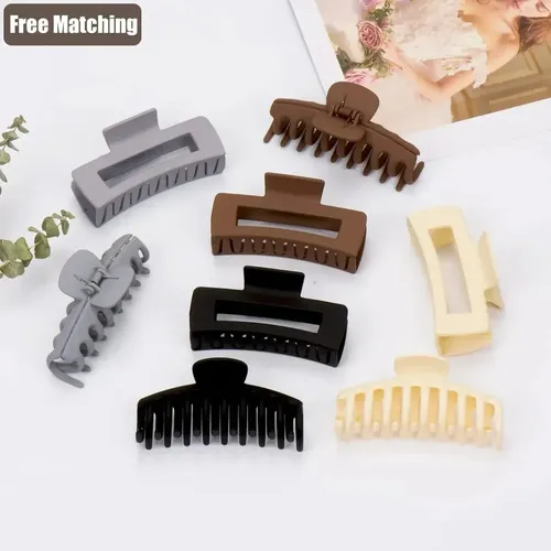 8 Pinzas Cabello Mujer Antideslizantes