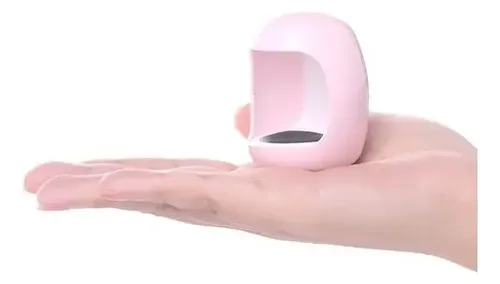 Mini Cabina Uv Led 6w Cherrycoco Gelificadas Press Semi Rosa