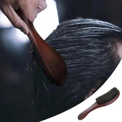 Cepillo Para Cabello De Hombre Con Cerdas De Cerdo