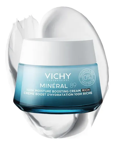 Cema Hidratante Vichy Mineral 89 Rica 100 Horas X 50 Ml